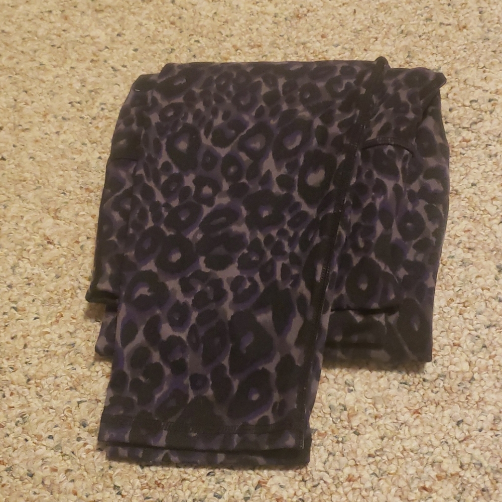 Purple Leopard Fabletics Leggings